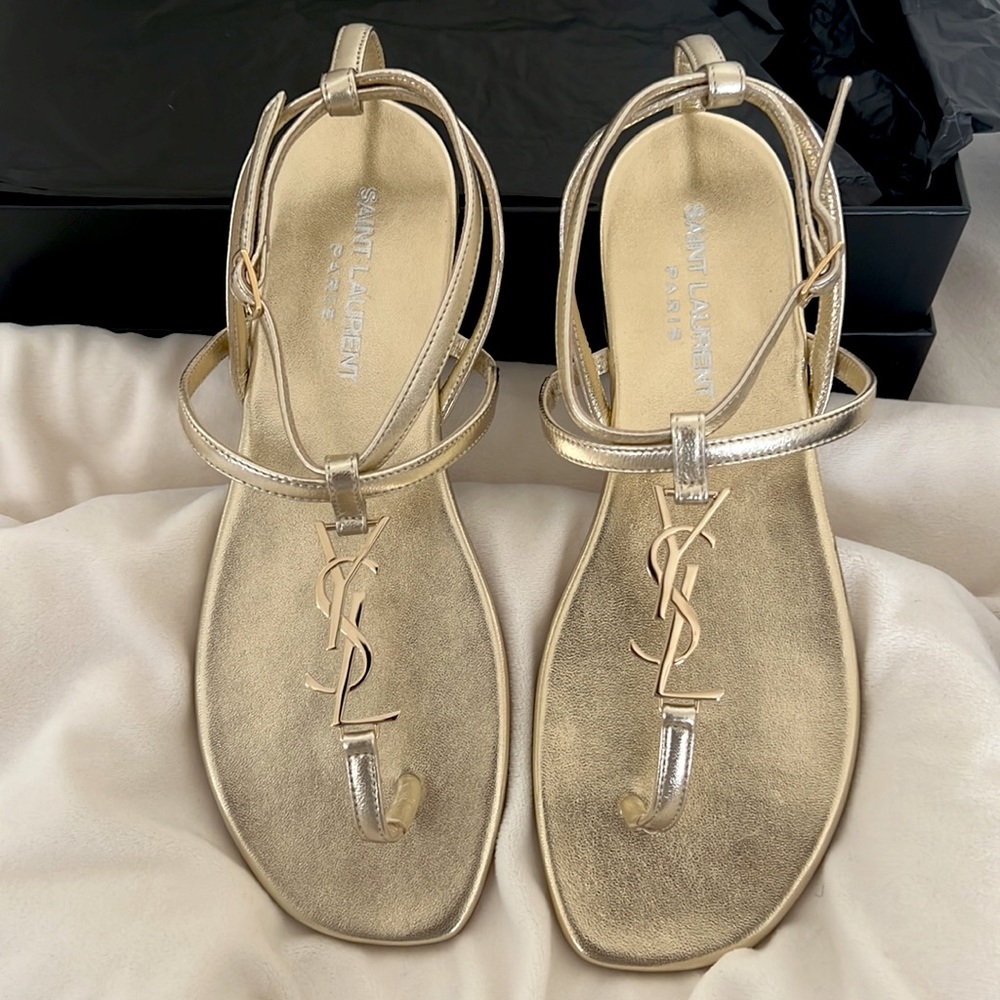 Saint Laurent sandals!